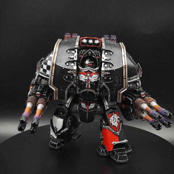 Dark Angels 30k 40k Leviathan Dreadnought With Storm Cannon Painted  Commission 
