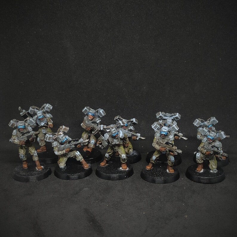 Elysian Drop Troop Squad With Gravpack Painted - Etsy