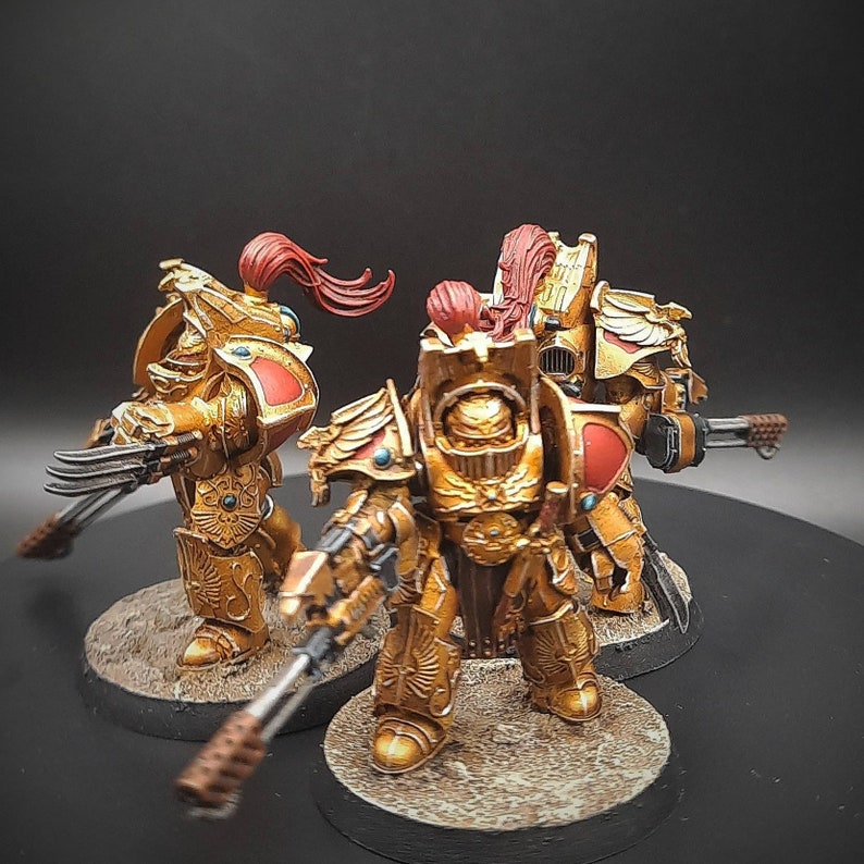 Legio Custodes Aquilon Terminators With Infernus Firepikes | Etsy