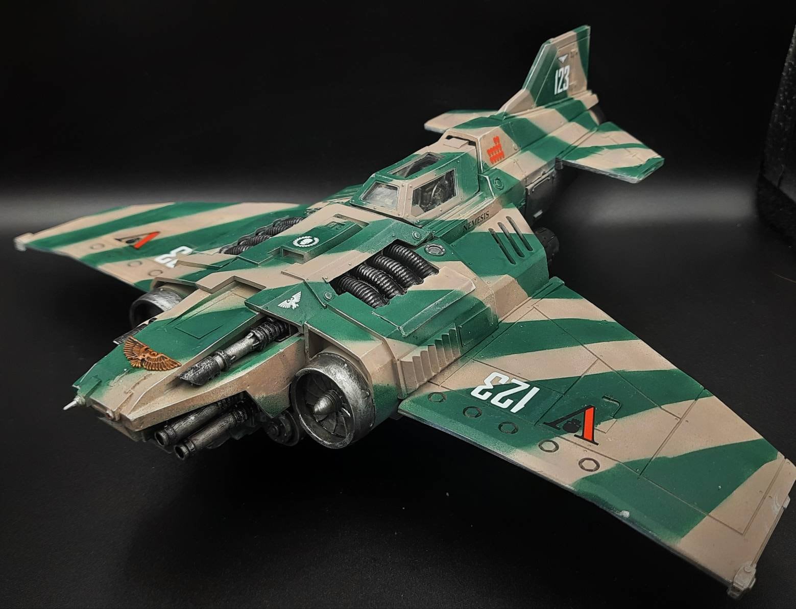 Imperial Navy Thunderbolt Heavy Fighter painted