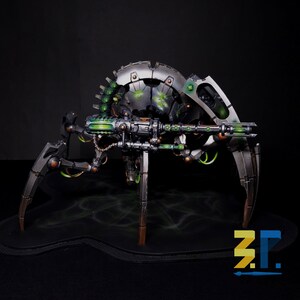 Necron Seraptek Heavy Construct With Synaptic Obliterators Painted ...