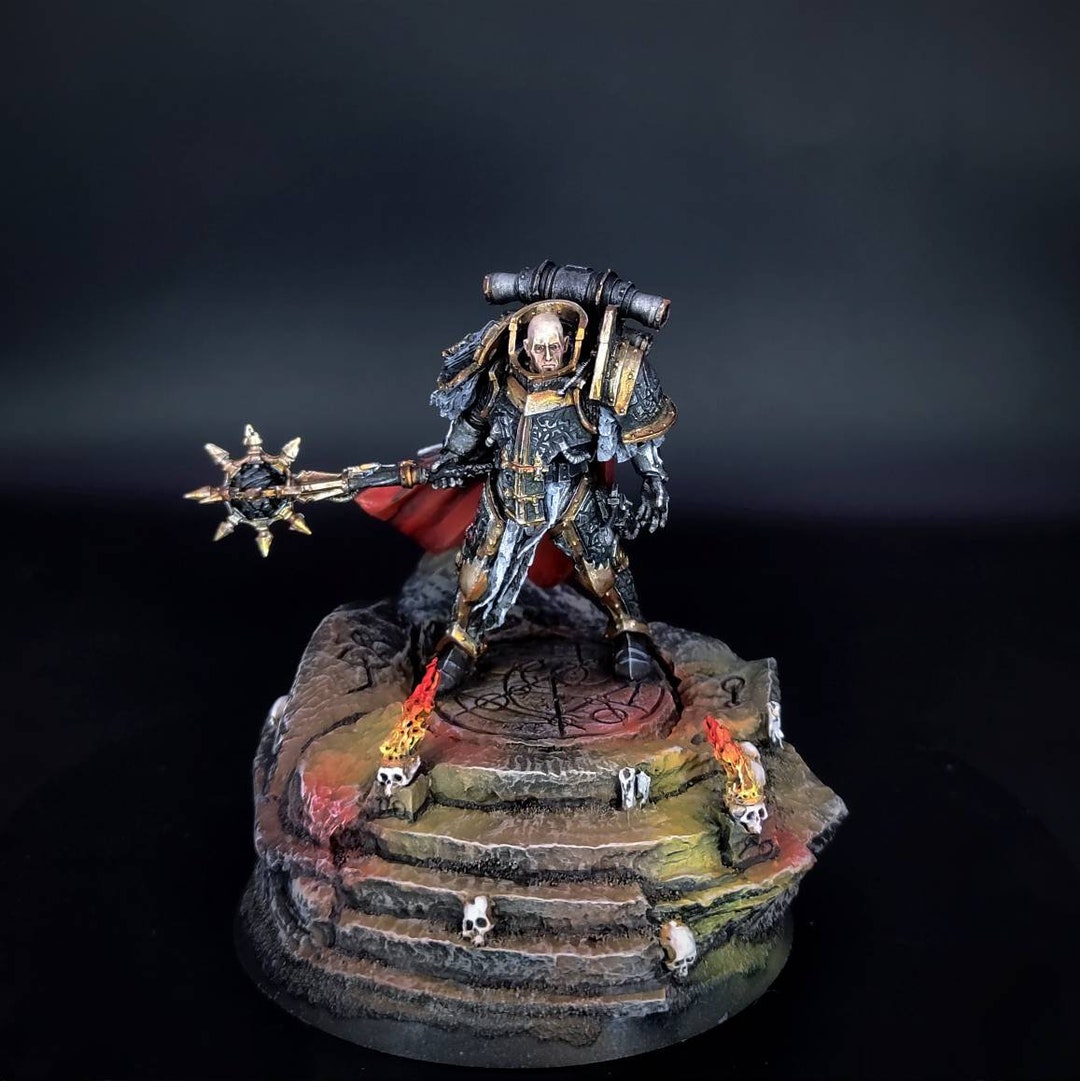 Primarch of the Word Bearers Painted Commission Etsy