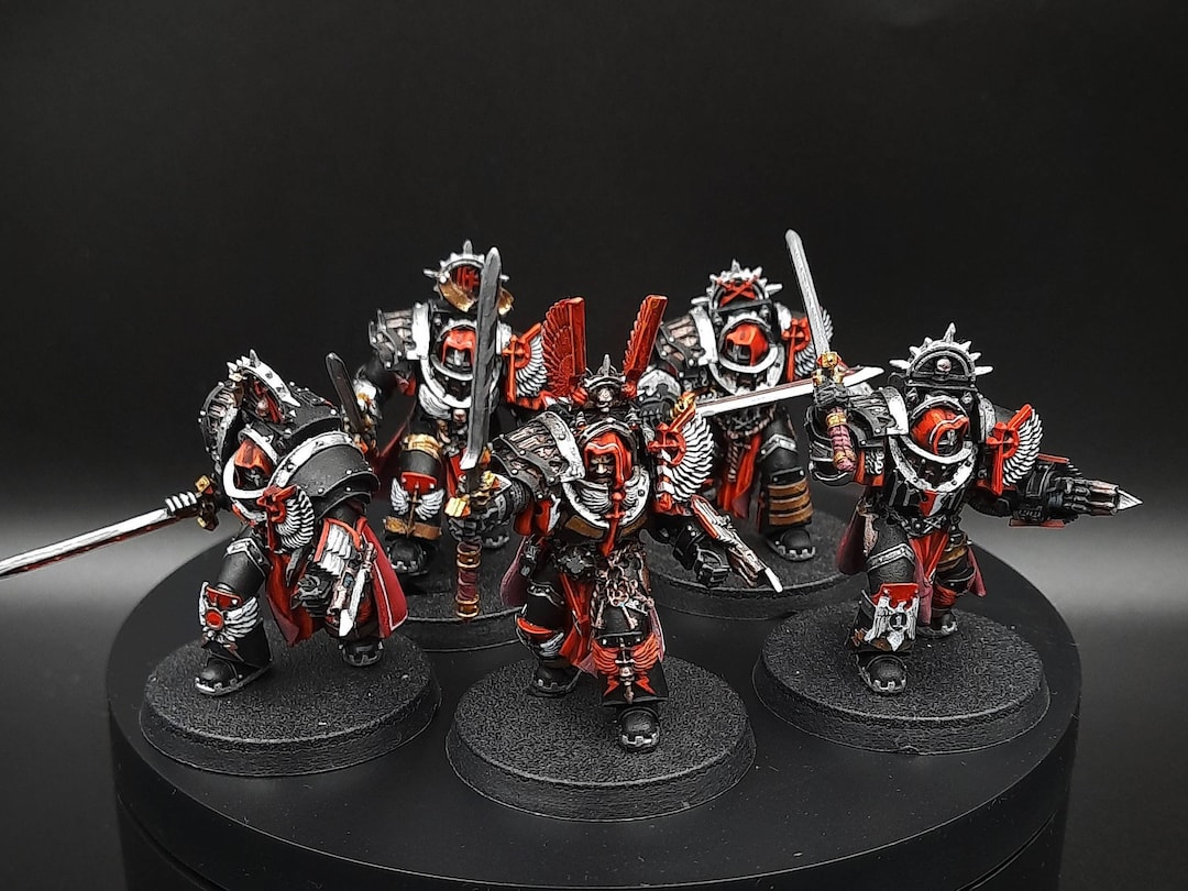 Dark Angels Legion Inner Circle Knights Cenobium Painted Commission Etsy Canada