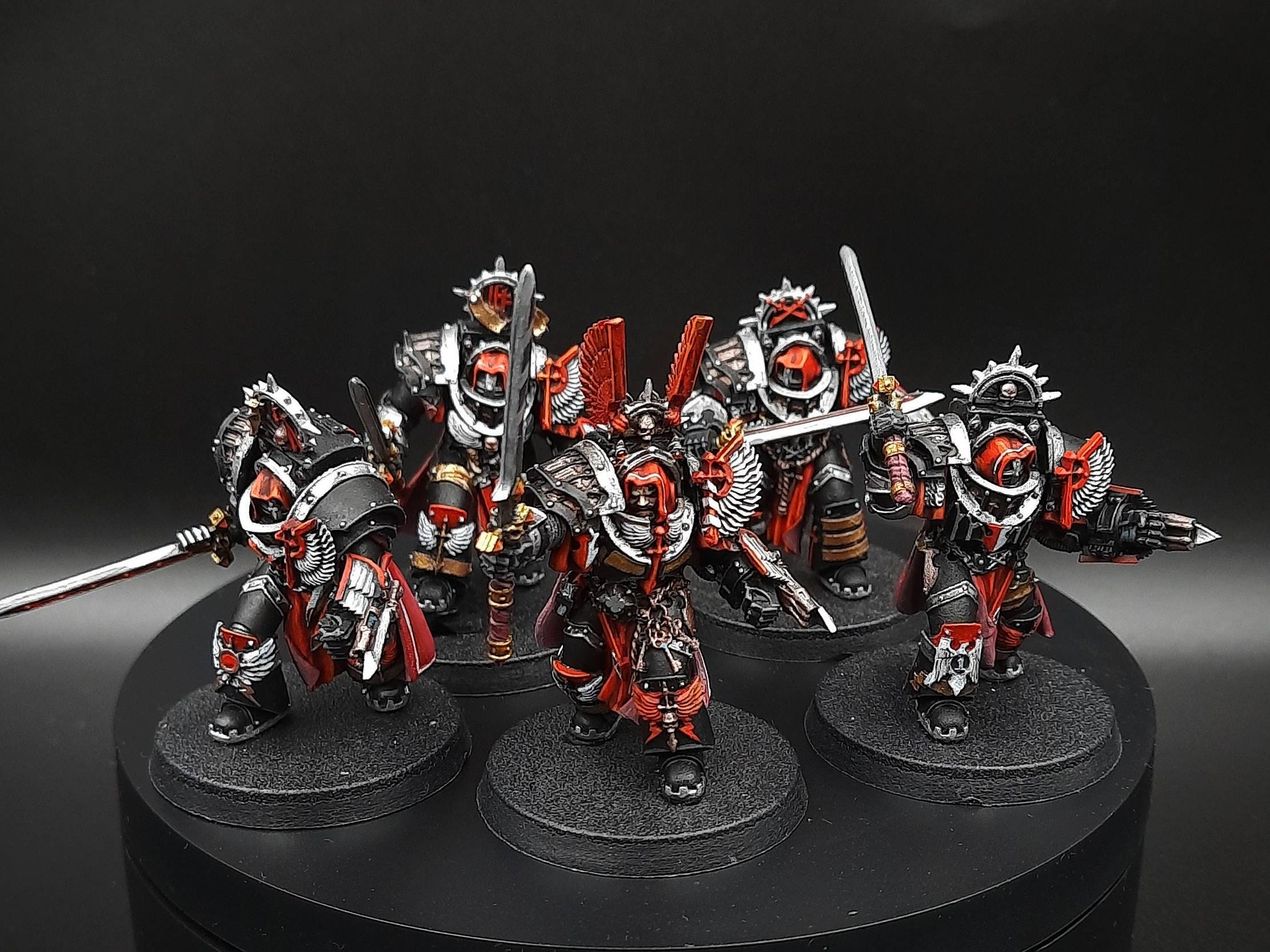 Dark Angels Legion Inner Circle Knights Cenobium Painted Etsy Canada