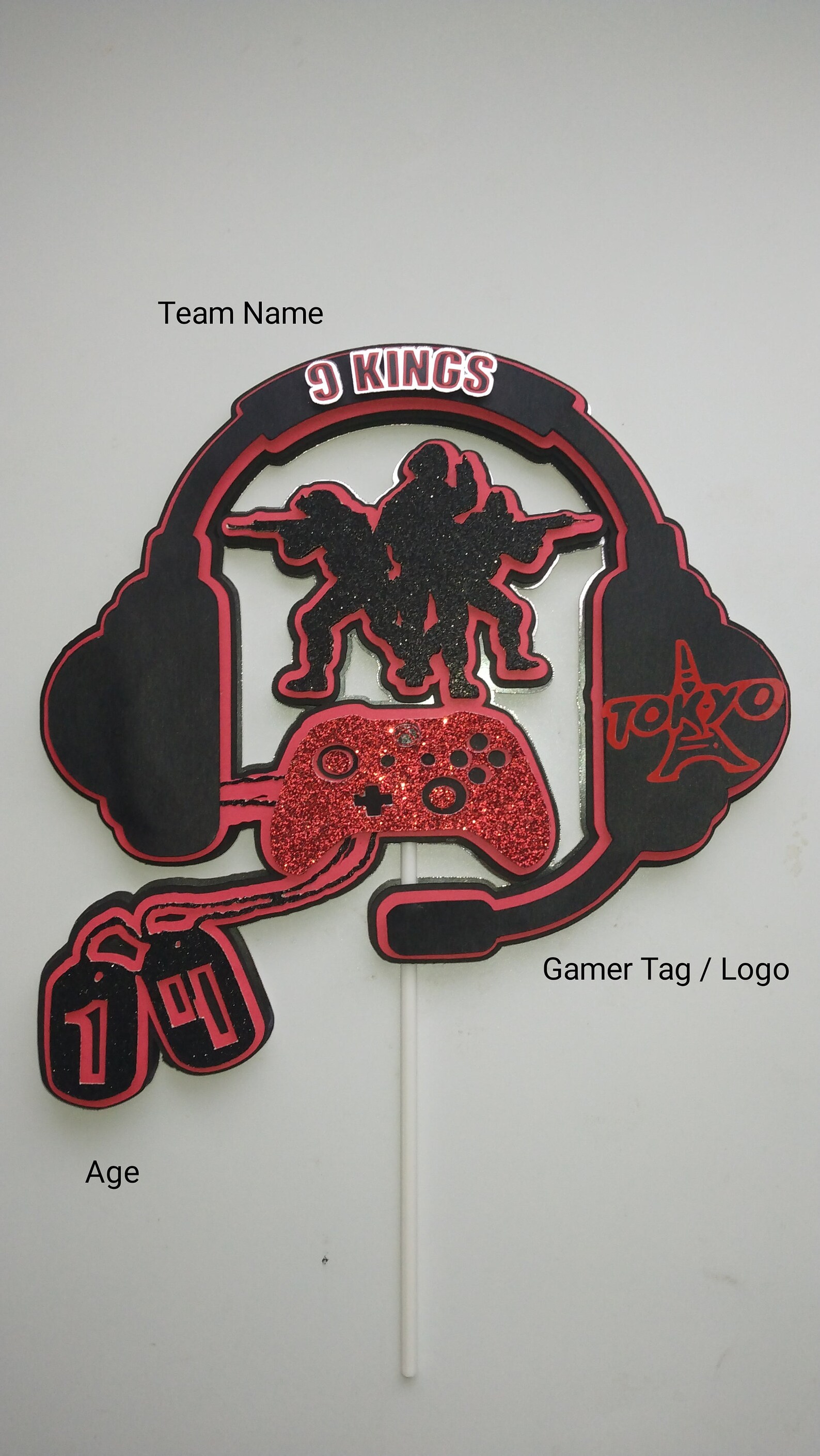 Call of Duty Cake Topper COD Cake Topper Video Game Cake Etsy