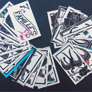 Jeu de 7 familles tatou old school