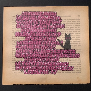 Poesia su linoleum “la silfide” Paul Valéry