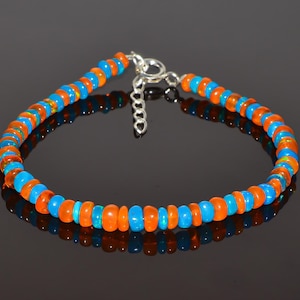 FANTASTIC ~ Multi Fire Ethiopian Opal Beaded Bracelet, Smooth Opal Bracelet, Fire Opal Bracelet, AAA+ Opal Gemstone Bracelet.