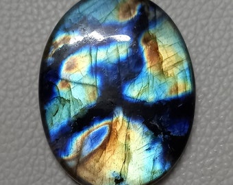 Awesome Top Grade Quality 100/% Natural  Labradorite Oval Shape Cabochon Loose Gemstone For Making Jewelry 46X27mm 471 78carat