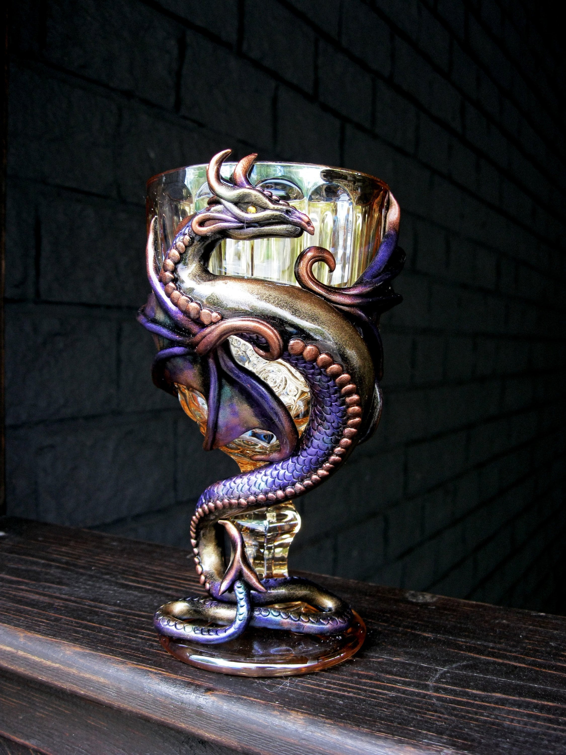 Dragon cup Dragon goblet wine goblet ceramic Etsy