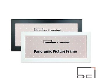 Panoramic Sizes Picture Frames Photo Frames Modern Poster Frame Black White