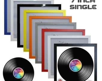 Vinyl Frame Wall Album Art Display Frame for LP 7" Record Cover Sleeve Black