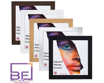 SQUARE Modern Brushed Effect, Poster & Photo Frames, PICTURE FRAMES 30x30 7x7