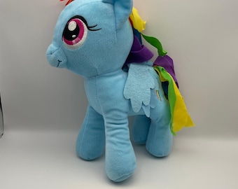 2014 My Little Pony Rainbow Dash Plush Stuffed Animal Toy Northwest Company EUC