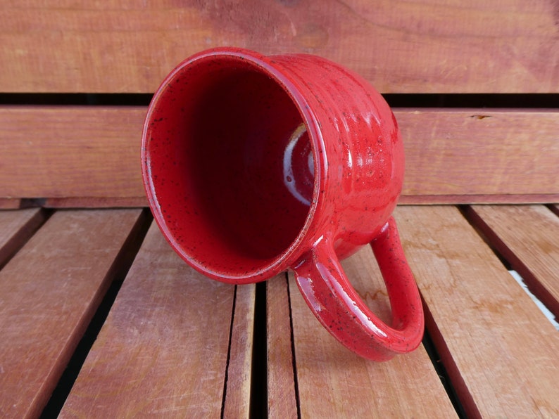 Ohio State Coffee Mug/Red Mug, Gray Ohio/Nature Inspired Pottery/Yellow Creek Pottery image 7
