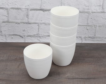 White Plant Pot Etsy
