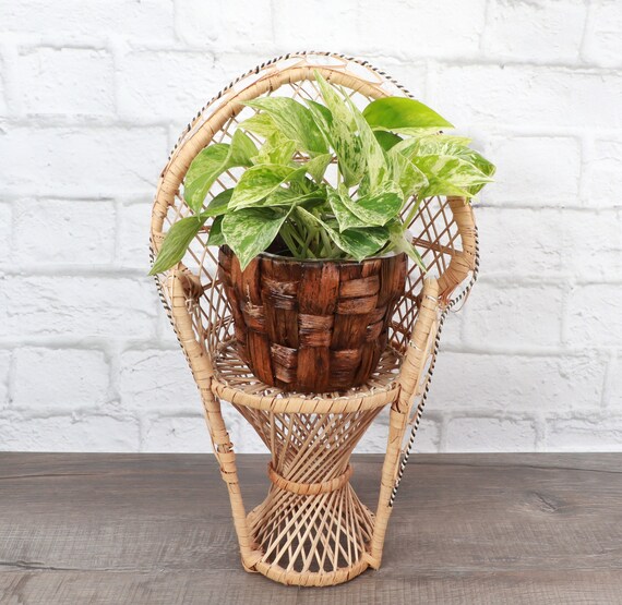 Home & Hobby Craft Supplies & Tools Small Banana Leaf Wicker Basket