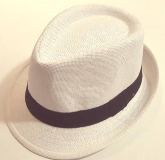 Cappello Panama Bianco | Etsy Hong Kong