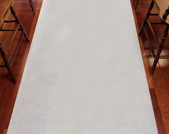 1 x 23 metros Alfombra de pasillo para bodas - Tela no tejida blanca de 33 g