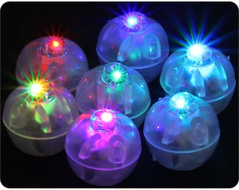 100 Led a sfera colorati per palloncini festa lancio palloncini -100 sphere led balloon lights for balloon