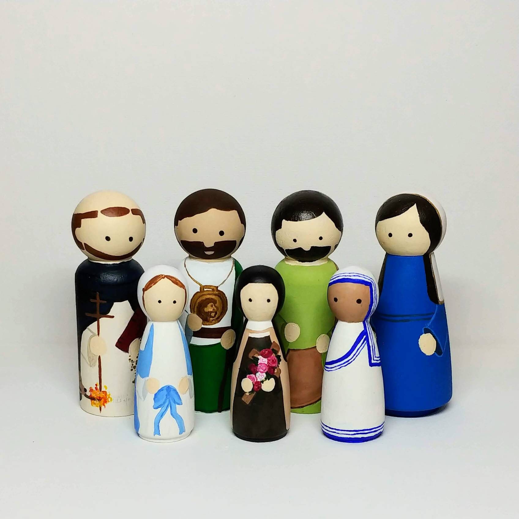 Custom Saint Peg Dolls | Etsy