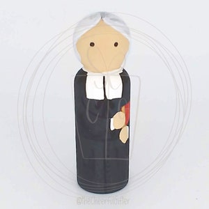 St. John Baptist de La Salle Wooden Saint Peg