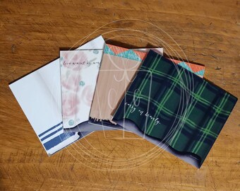 Female Saint Quote Notecard Set - Blank Cards with Envelopes