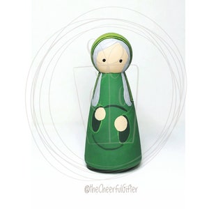 St. Elizabeth Wooden Saint Peg