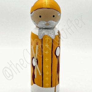 St. Blaise Wooden Saint Peg