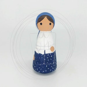 St. Jacinta Marto Wooden Saint Peg