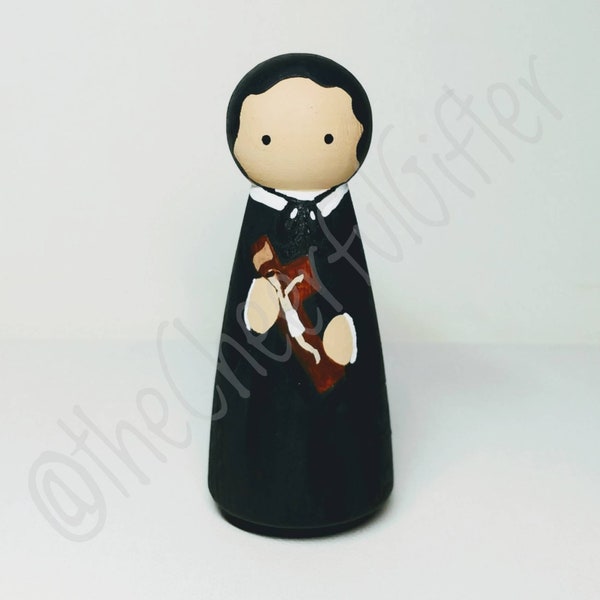 St. Elizabeth Ann Seton Wooden Saint Peg