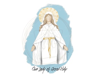 Our Lady of Champion/ Our Lady of Good Help Art / Marian Art