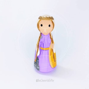 St. Adelaide Wooden Saint Peg