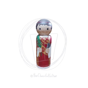 St Stephen Wooden Saint Peg