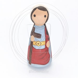 St. Helen Wooden Saint Peg