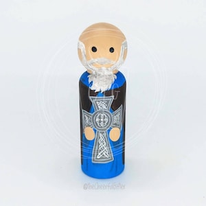 St. Kieran Wooden Saint Peg