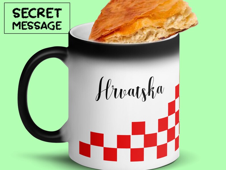 Croatia Flag Mug Immigrant Gift Love Croatia Croatian Abroad Moving Away Gift