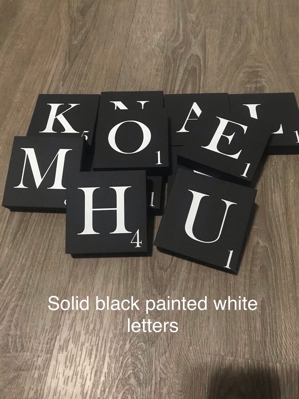 310 Scrabble letter tiles blocks shelf sitter sign any Etsy