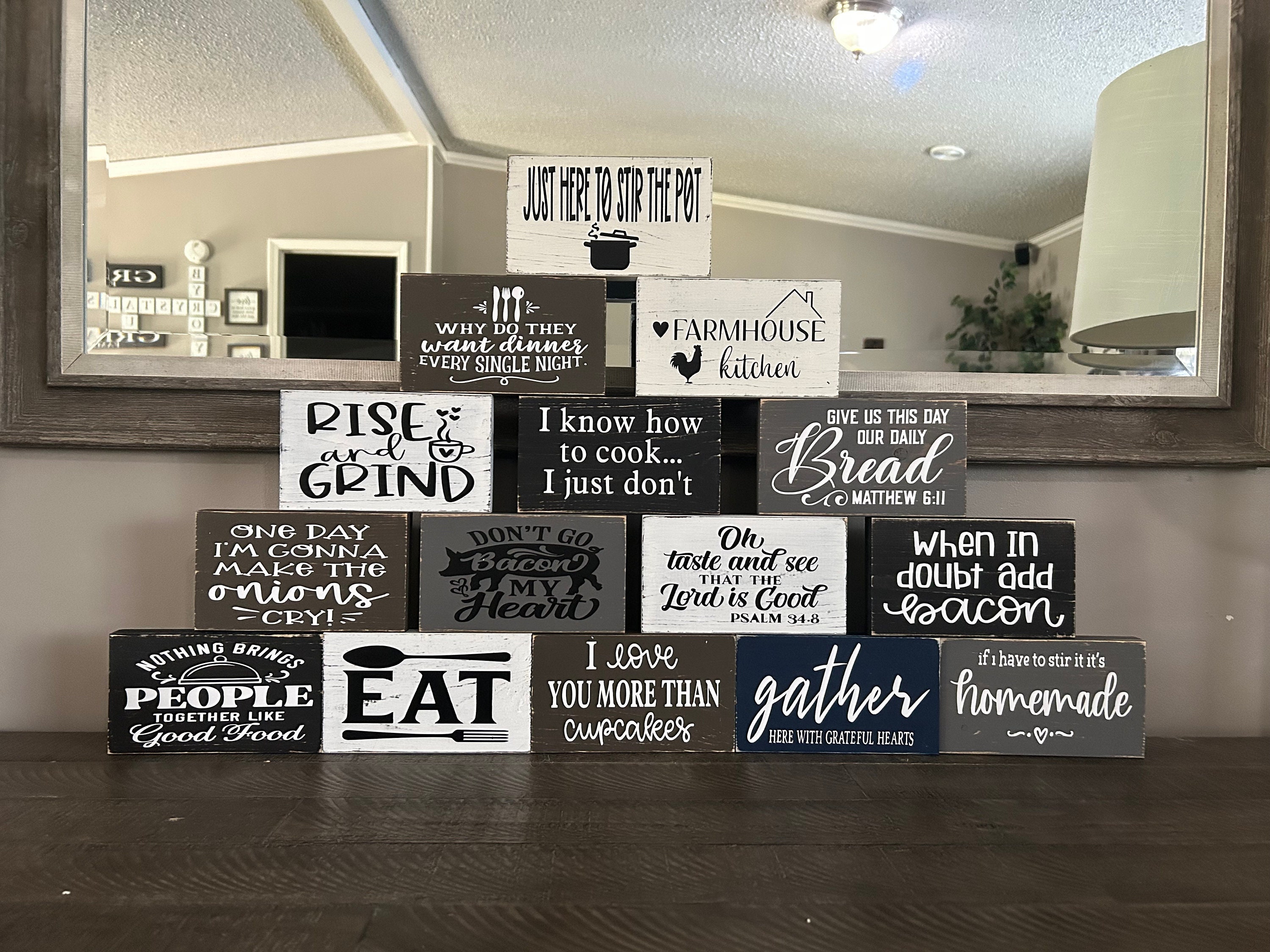 Funny Kitchen Quote If I Have to Stir It It's Homemade Metal Tin Sign Wall  Decor Retro Kitchen Signs with Sayings for Home Kitchen Decor Gifts 8 x 12