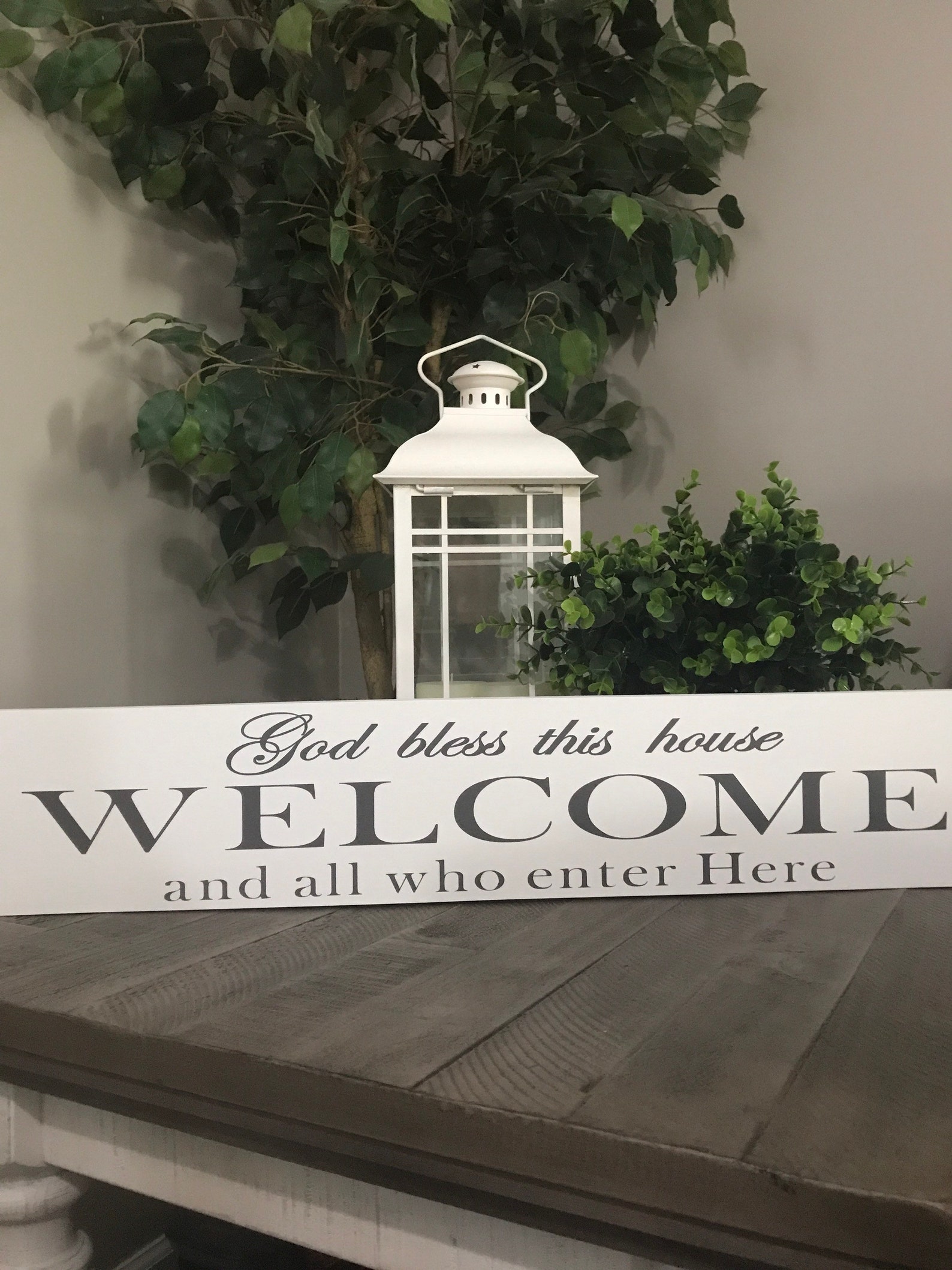 May The Lord Bless This House And All Who Enter Sign