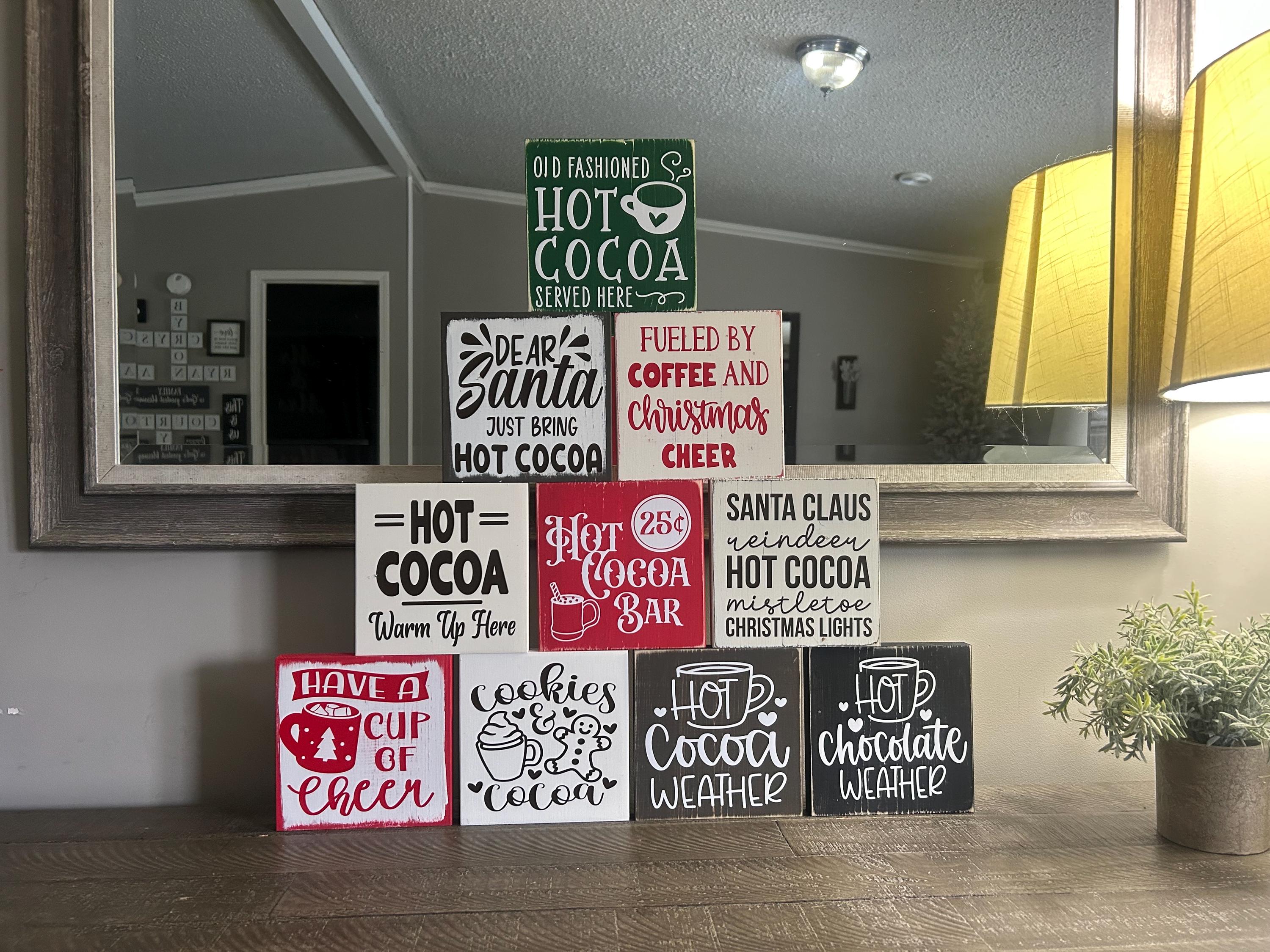 Funny Kitchen Signs, Humorous Tier Tray Decor, Countertop Display