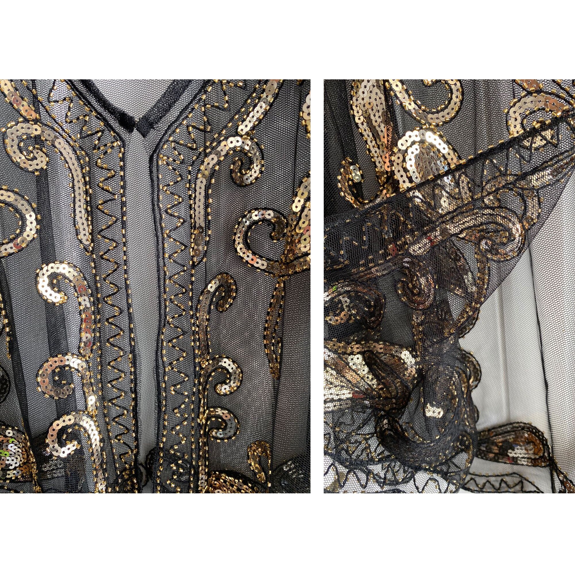 1920s bridal shawl