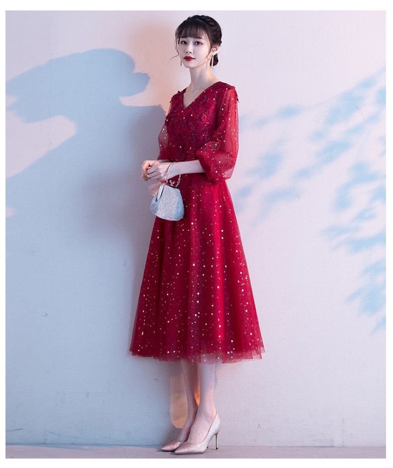 Red Bridesmaid Dress 20s Gatsby Wedding Dress Charleston Etsy