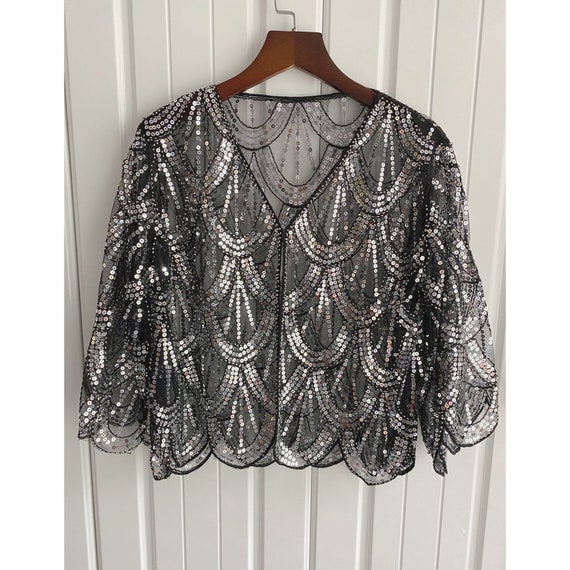 beaded evening shawl