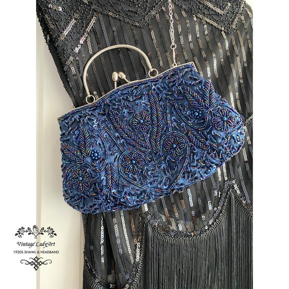 1920s Vintage Beaded Clutch Evening Bags Flapper Handbag Clutch for Women  Formal Wedding 1920s Party Accessories