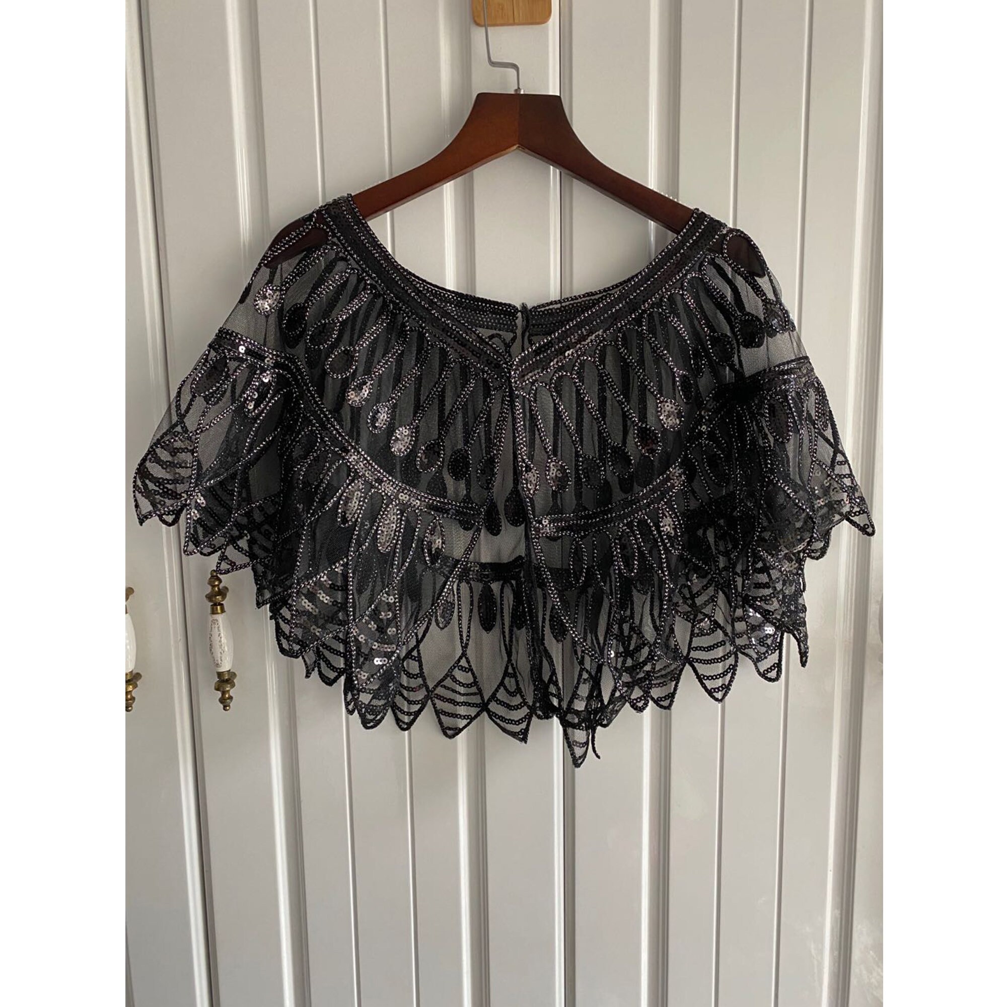 1920s Shawl Wraps Sequin Beaded Evening 