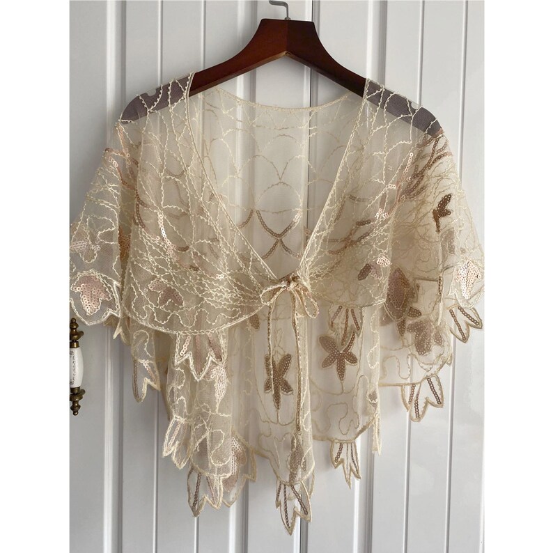 1920s evening shawl