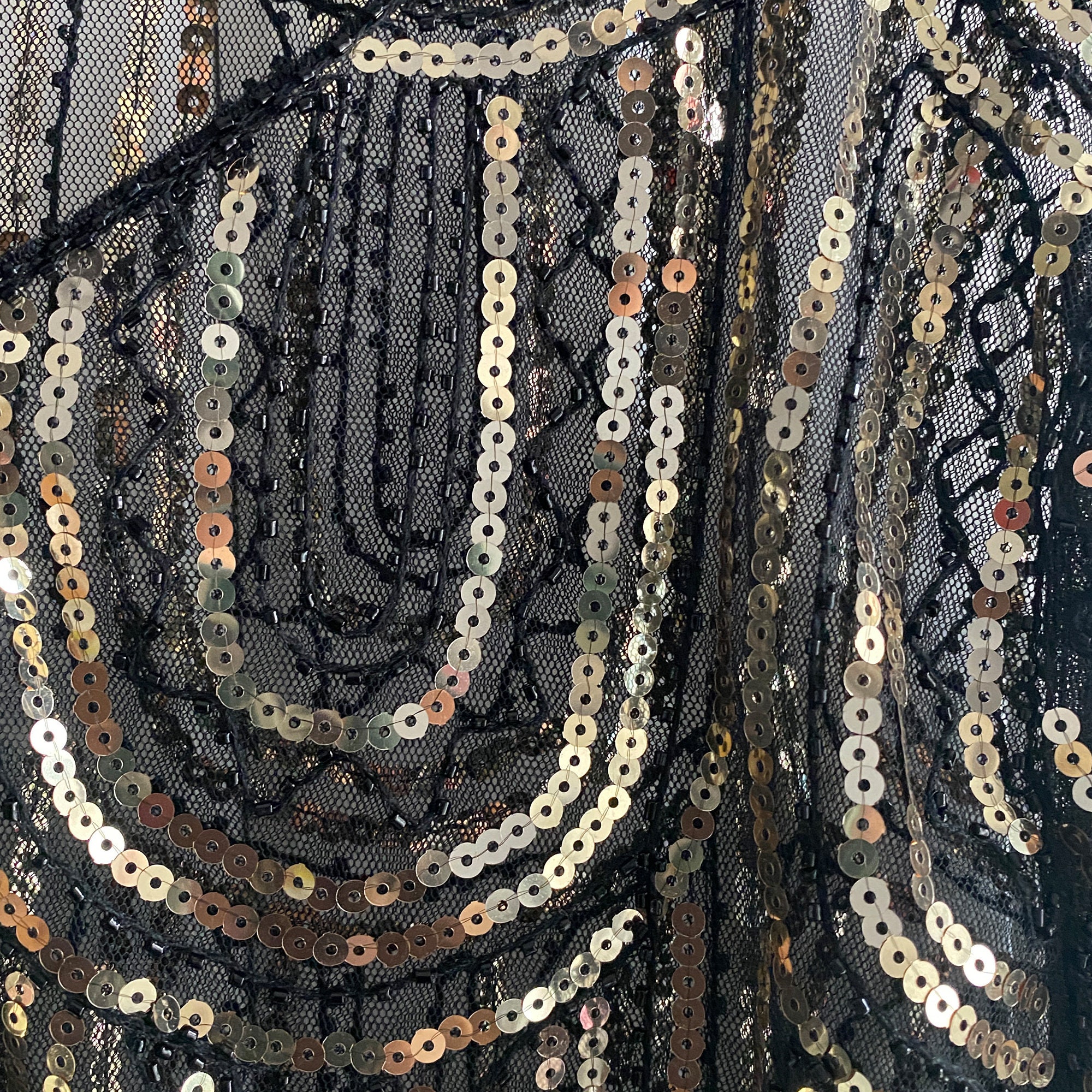 1920s Gatsby Gold Wedding Shawl Wraps Sequin Beaded Evening | Etsy