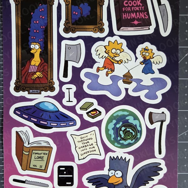 Treehouse of Horror Sticker Sheet - Episode One