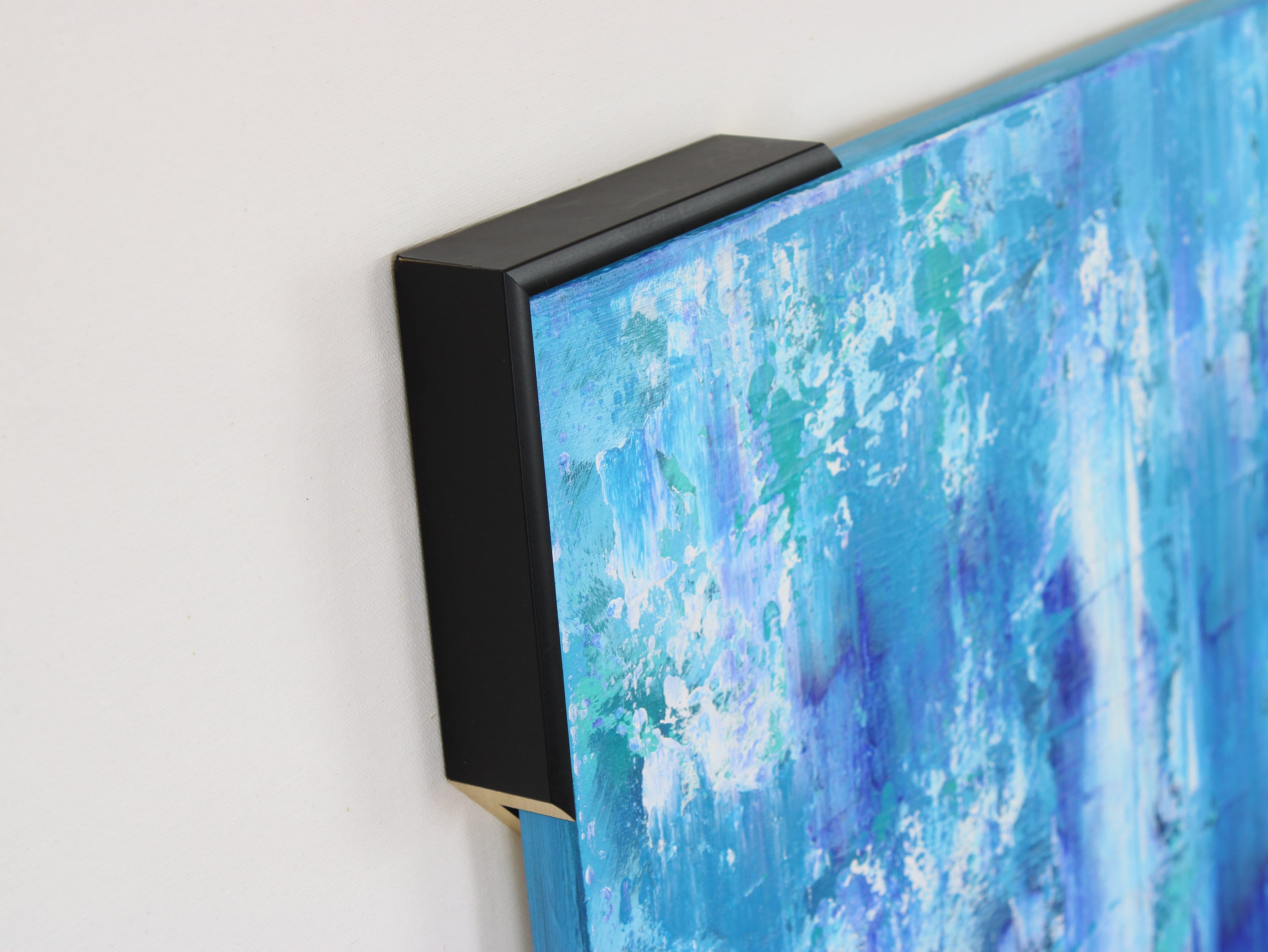 Black Floating Frame for Paintings Photo Frames Black Frame Etsy